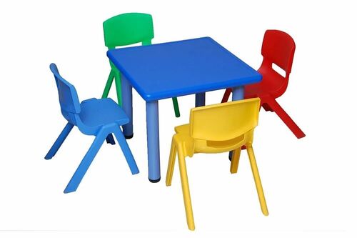 Play School Furniture - Plastic Standard Size, Multicolor | Durable, Eco-Friendly, Long Lasting