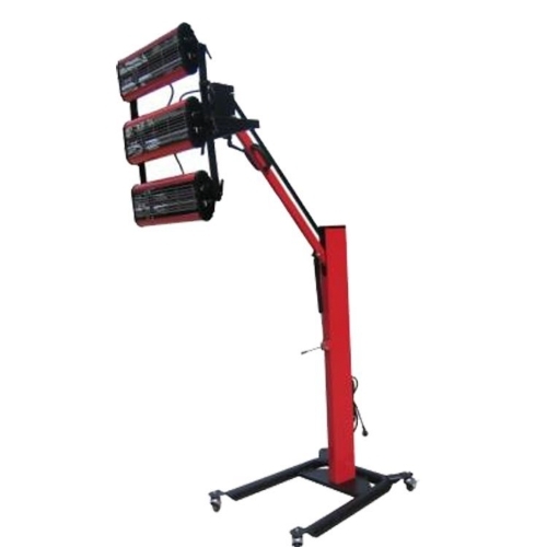 Polished ATS ELGI Infrared Paint Dryer - Metal Standard Size Red 220 Volt Electric | Heavy Duty 1 Year Warranty