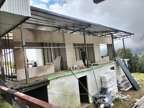 Prefabricated Wooden Cottage 44x20x10 Ft