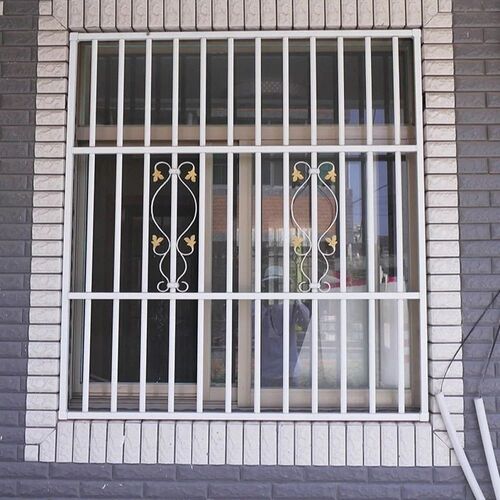 सफेद स्टेनलेस स्टील की खिड़की की ग्रिल्स