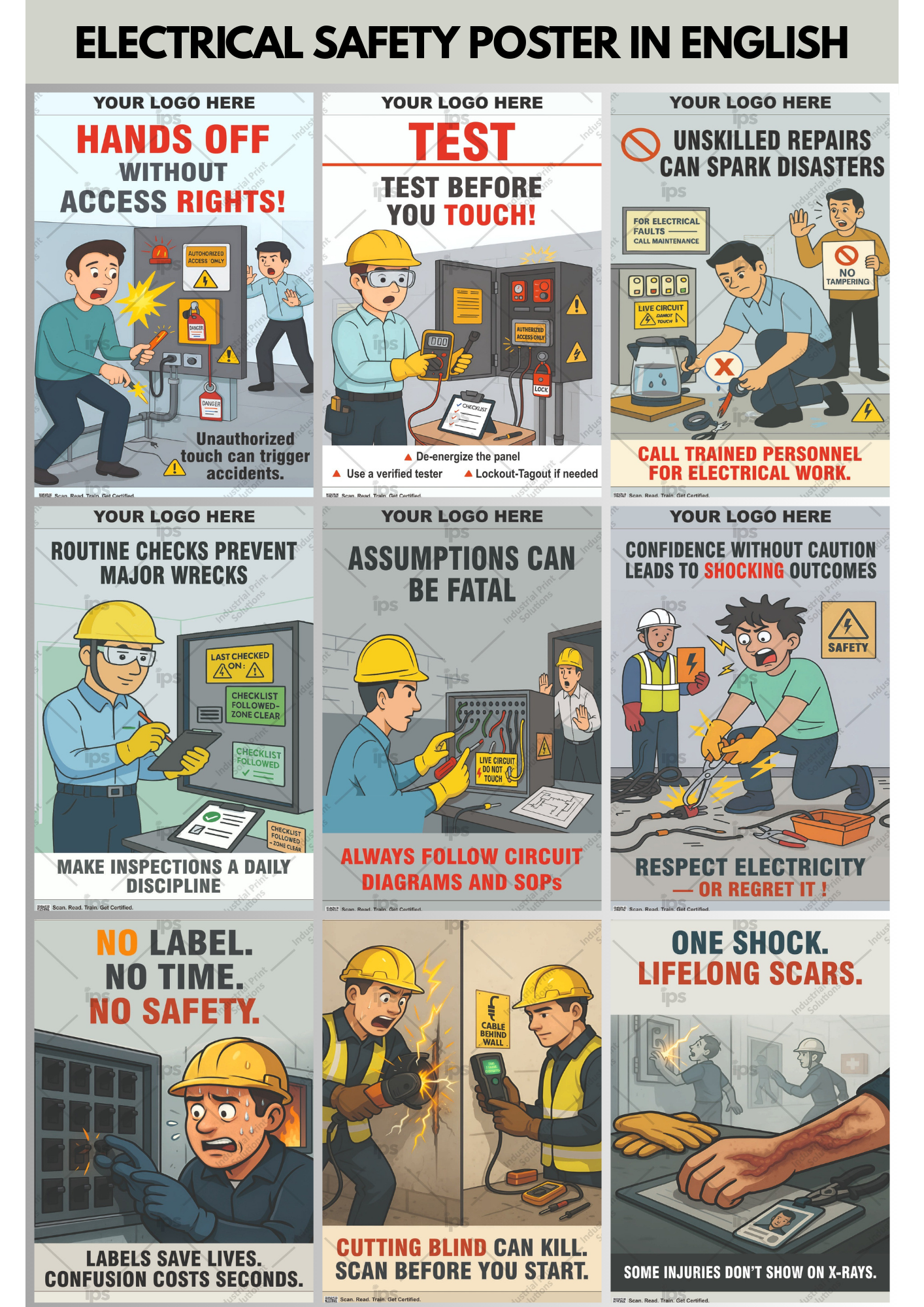 Electrical Safety Poster Assignment