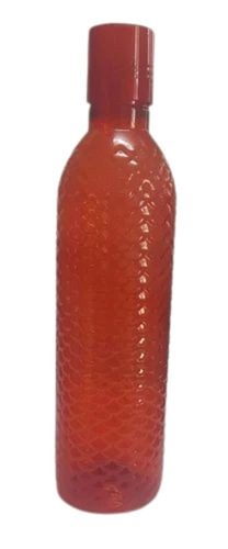 1000ml Red Round PET Fridge Water Bottle - 1000ml, Red, Round, PET | Durable, Lightweight, Leak-Proof, Fine Finished