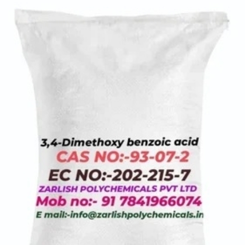 3,4-Dimethoxy Benzoic - Technical Grade Powder, 99% Purity, Industrial Use
