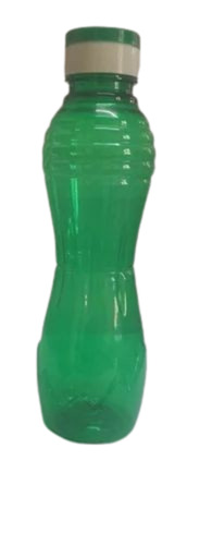 900ml Green PET Fridge Water Bottle - Round Shape, Fine Finish, Leak Proof, Lightweight