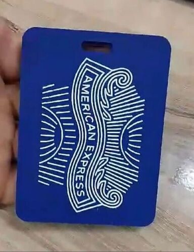 Blue Silicone Luggage Tags