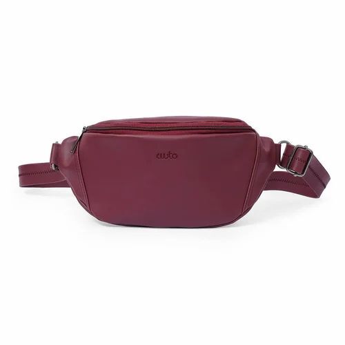 Brown Vegan Leather Cross Body Bag