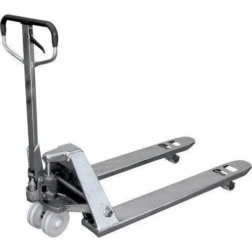 Grey Stainless Pallet Truck