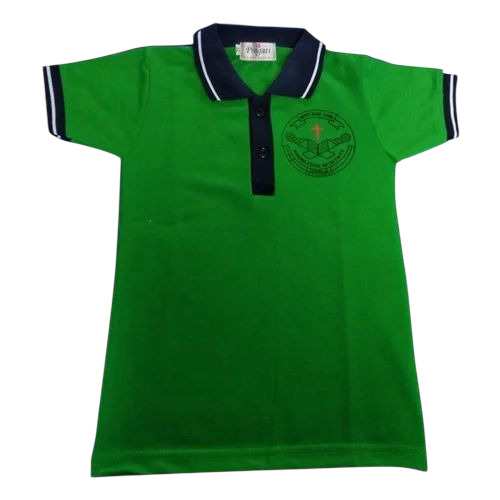 Kids School T Shirt - Cotton, Customized Chest Size, Short & Long Sleeve | Washable, Light Weight, Breathable, For Boys 10-15 Years