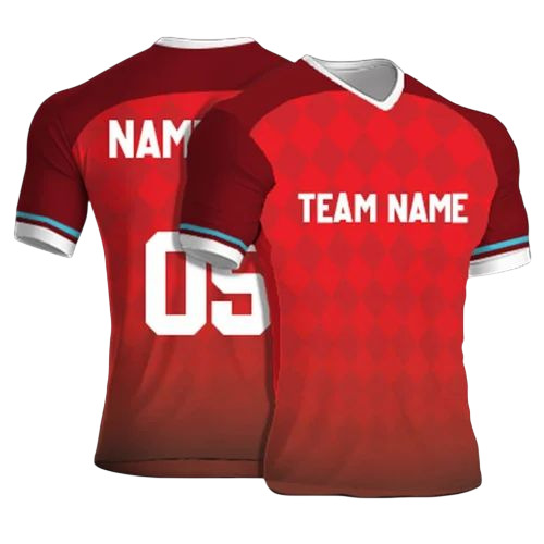 Men Custom T Shirt - Polyester Fabric, Customized Size, Multiple Colors | Light Weight, Breathable, V-Neck, Short Sleeves, Sports Style