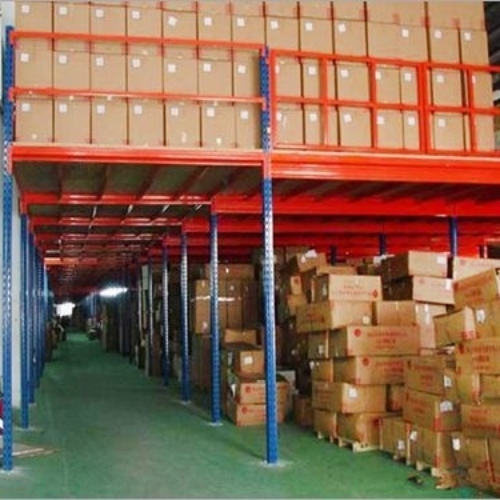 Modular Mezzanine Floor - Metal, Standard Size, Red, Anti-slip | Durable, Fine Finished, Very Good Quality