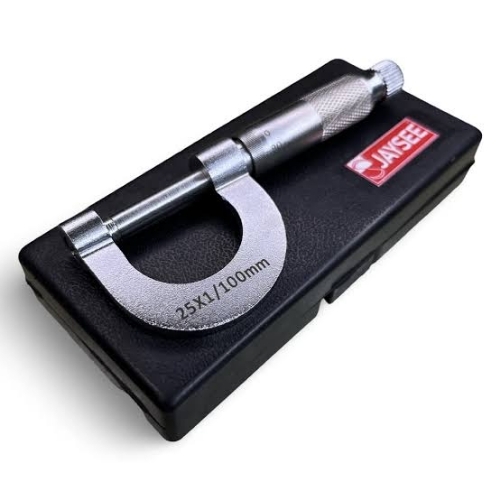 Screw Gauge - Stainless Steel 25mm Silver | Grade A Steel Industrial Usage