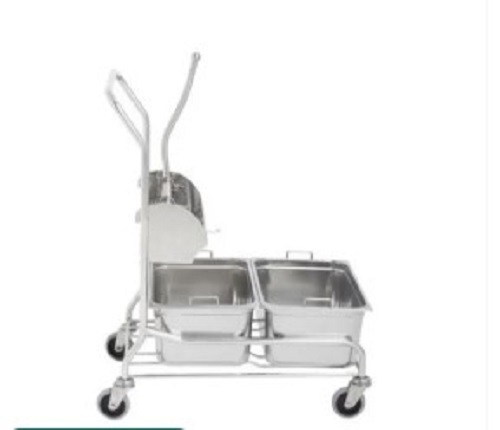 Stainless Steel Mopping Trolley
