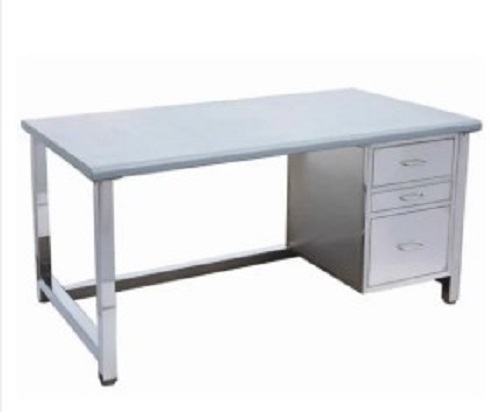 Stainless Steel Table - Lightweight Silver Steel, New | Durable, Low Maintenance, Customizable