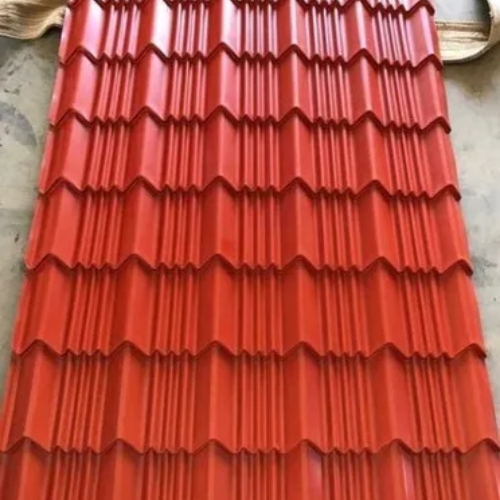 Tile profile roofing sheet