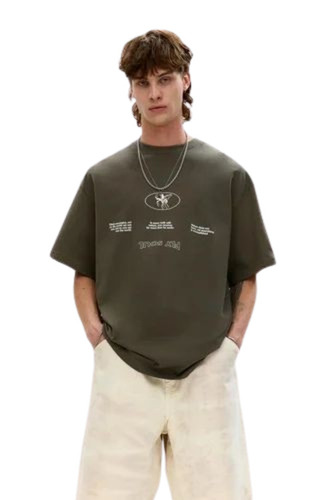 Customizable Oversized T-Shirt For Men - Cotton, Regular Fit, Printed Half Sleeves | Lightweight, Soft, Breathable, Quick Dry