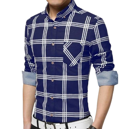 Designer Men Shirts - Cotton, Full Sleeves, Multi Color Checks, Regular Fit | Breathable, Anti UV, Anti Wrinkle, Quick Dry, Comfortable Fit