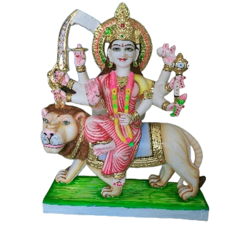 Durable Stone Marble Durga Statue