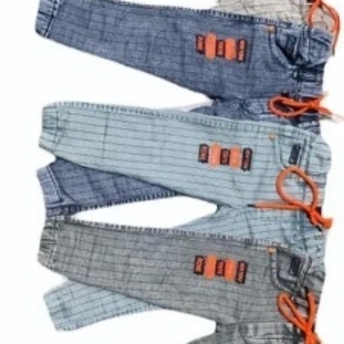 Kids Striped Jogger - Cotton, Multicolor, Custom Size | Breathable, Good Quality, Printed Pattern