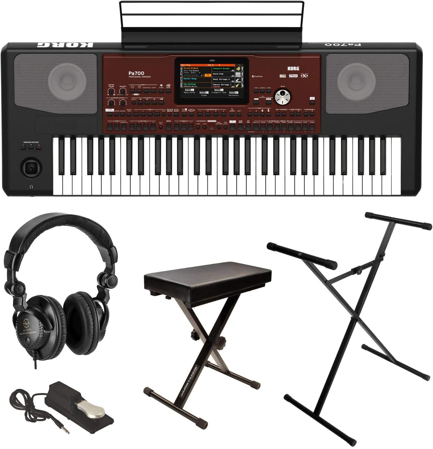 Korg PA-700 61-Key Professional Arranger With Touchscreen