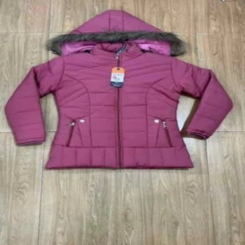 Leather Ladies Jacket - Polyester Hooded Full Sleeve Multicolor Customized Size