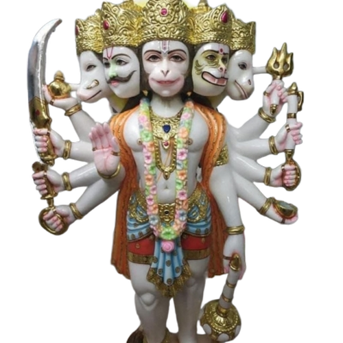 Makrana Marble Hanuman Statue