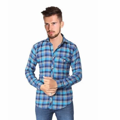 Men Checks Casual Shirts - Cotton, Full Sleeves, Multi Color, Regular Fit | Breathable, Anti UV, Quick Dry, Comfortable Fit