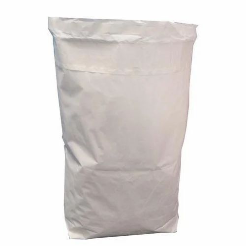 Packaging Sack Bag - PP Material 25 Kg Capacity White Glossy Finish | Moisture Resistant Reusable Biodegradable Recyclable Water Resistant