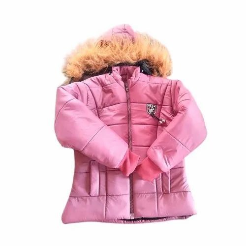 Pink Girls Winter Jackets