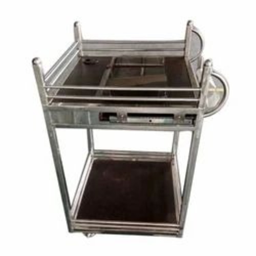 Stainless Steel Laptop Trolley