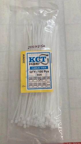 5.1 X 450 Mm White Nylon Cable Tie For Cable Fittings