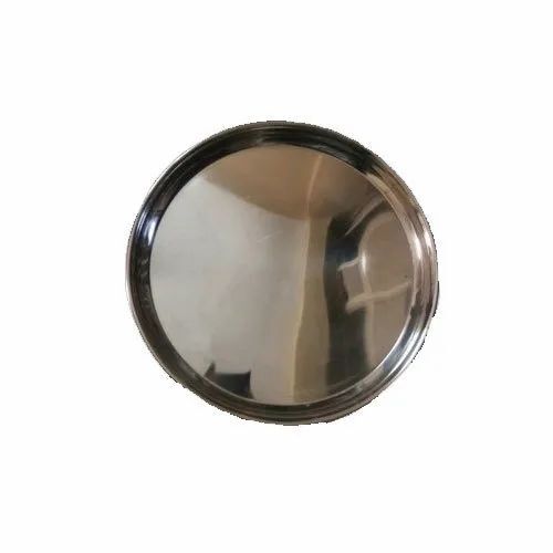 9 Inch Stainless Steel Plain Dinner Plate