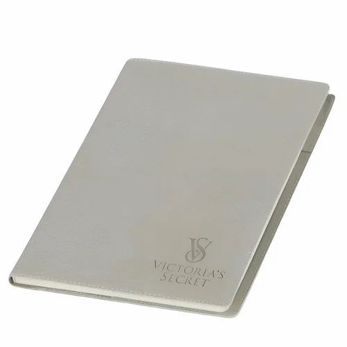 Ash Grey Leatherette A4 Corporate Diary - Design Type: Standard