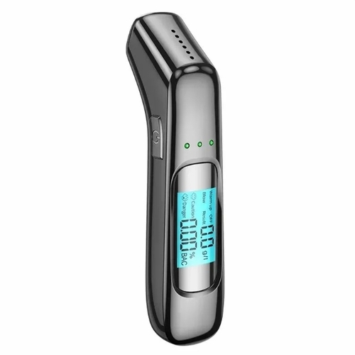C 9 Digital Alcohol Tester - ABS Plastic, Black, 50Hz | Fast Response, High Accuracy, Portable, Digital Display