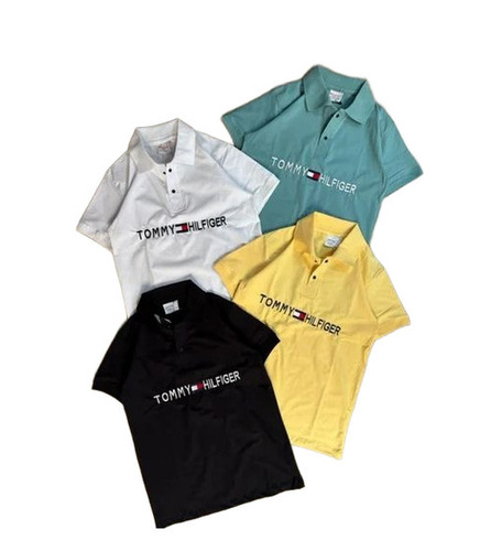 Collar T Shirt - Cotton, XS-XL, Multicolor, Polo Collar | Quick Dry, Lightweight, Neatly Stitched, Boys