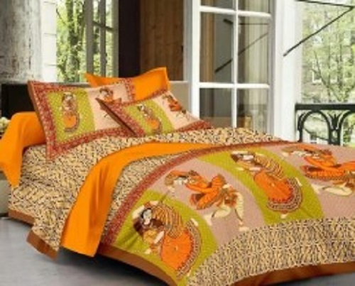Double Bed Sheet With Pillow Cover