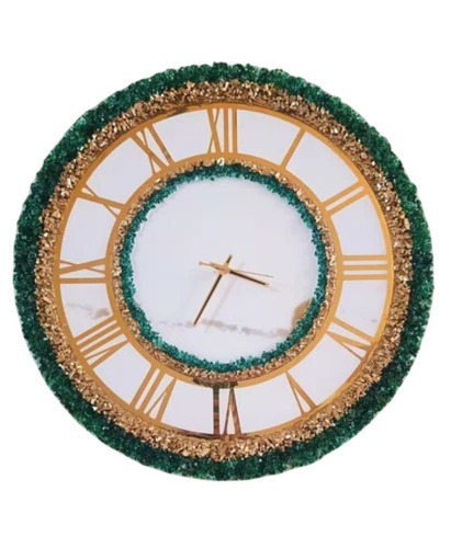 Fancy Wall Mounted 18 Inch Resin Wall Clock