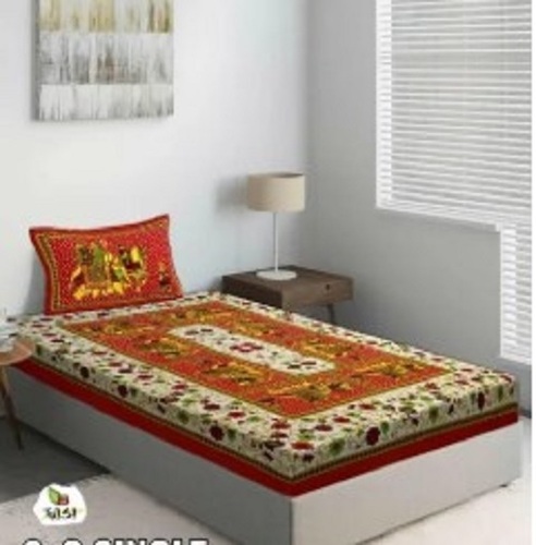Jaipuri Single Bed Sheet