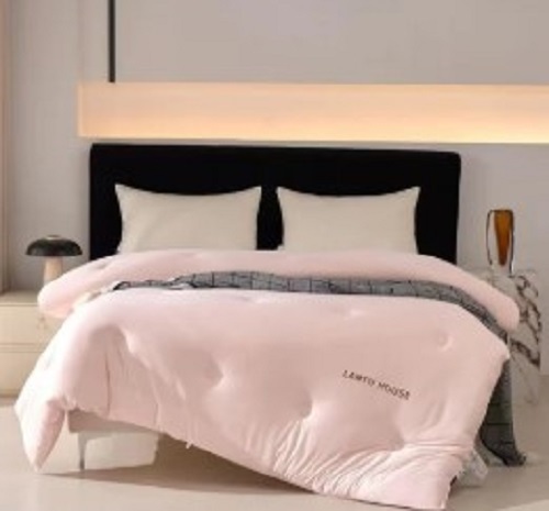 Microfiber Winter Quilt - Microfiber Fabric, Full Size | Plain Dyed, Lightweight, Customizable