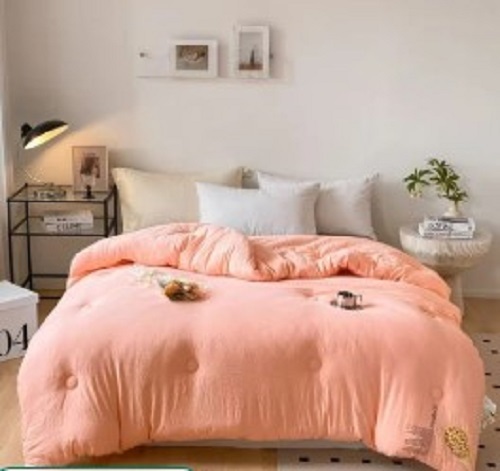 Pink Microfiber Winter Quilt