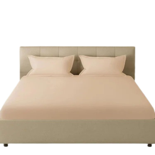 Plain Cotton Double Bedsheet