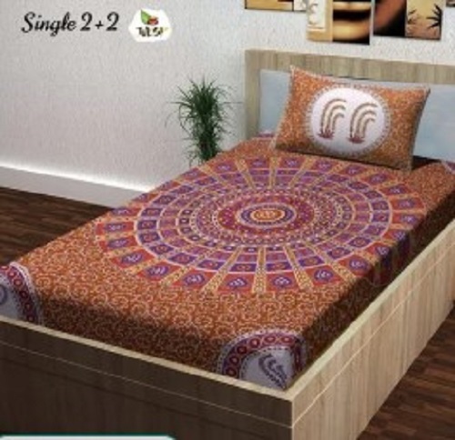 Printed Jaipuri Bed Sheet