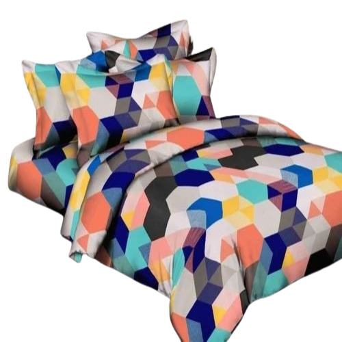 Printed Polycotton Double Bedsheets