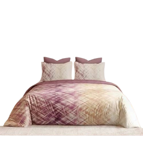 Purple Double Cotton Bed Bedsheets
