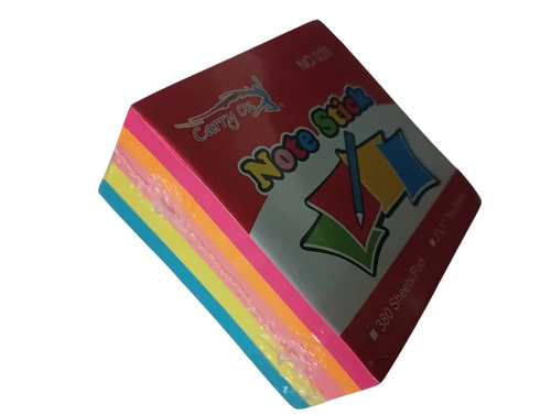 Sticky Notes - Natural Wood Paper 3x3 Inch, Multicolor, 380 Pages, Removable Tabs