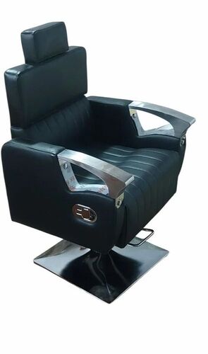Stylist Black Salon Chair - Standard Size, Black, Armrest | Durable, Comfortable, Long Lasting