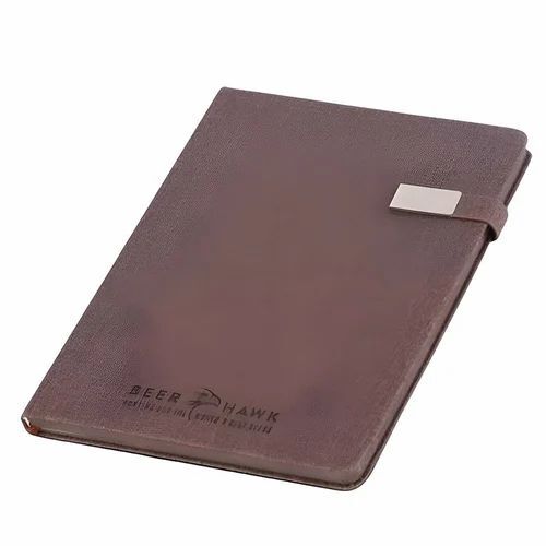 Taupe Brown Leatherette A4 Corporate Diary