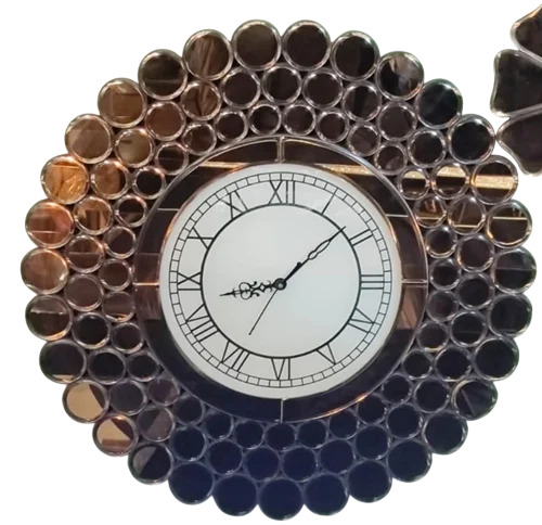 Wall Mounted 18 Inch Glass Wall Clock