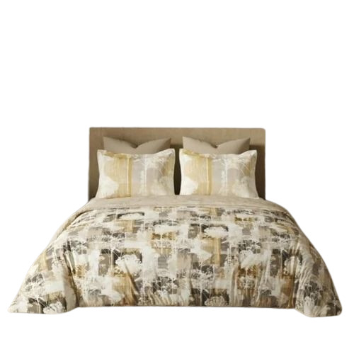 Yellow Double Cotton Bed Bedsheets