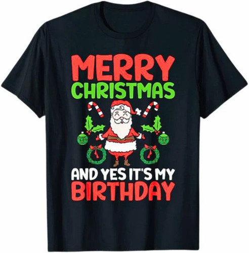 Customize Christmas T Shirt - Poly Cotton, Customized Sizes, Navy Blue | Elegant Design, Quick Dry, Comfortable Fit