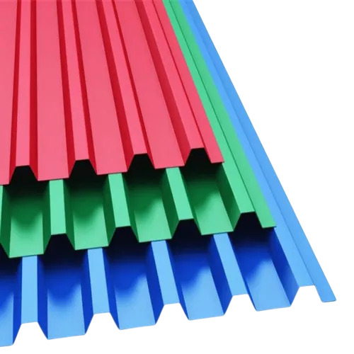 Designer Colour Coated Roofing Sheet - PPGL, Customized Size, Multiple Colors | Fine Finished, Durable, 0.50mm Thickness